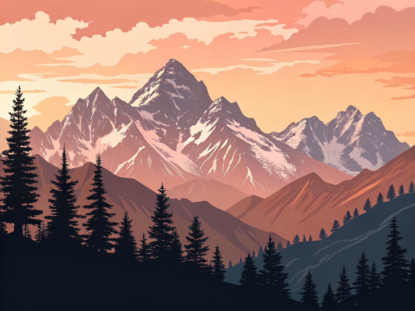Vector illustration - generated with Recraft v3